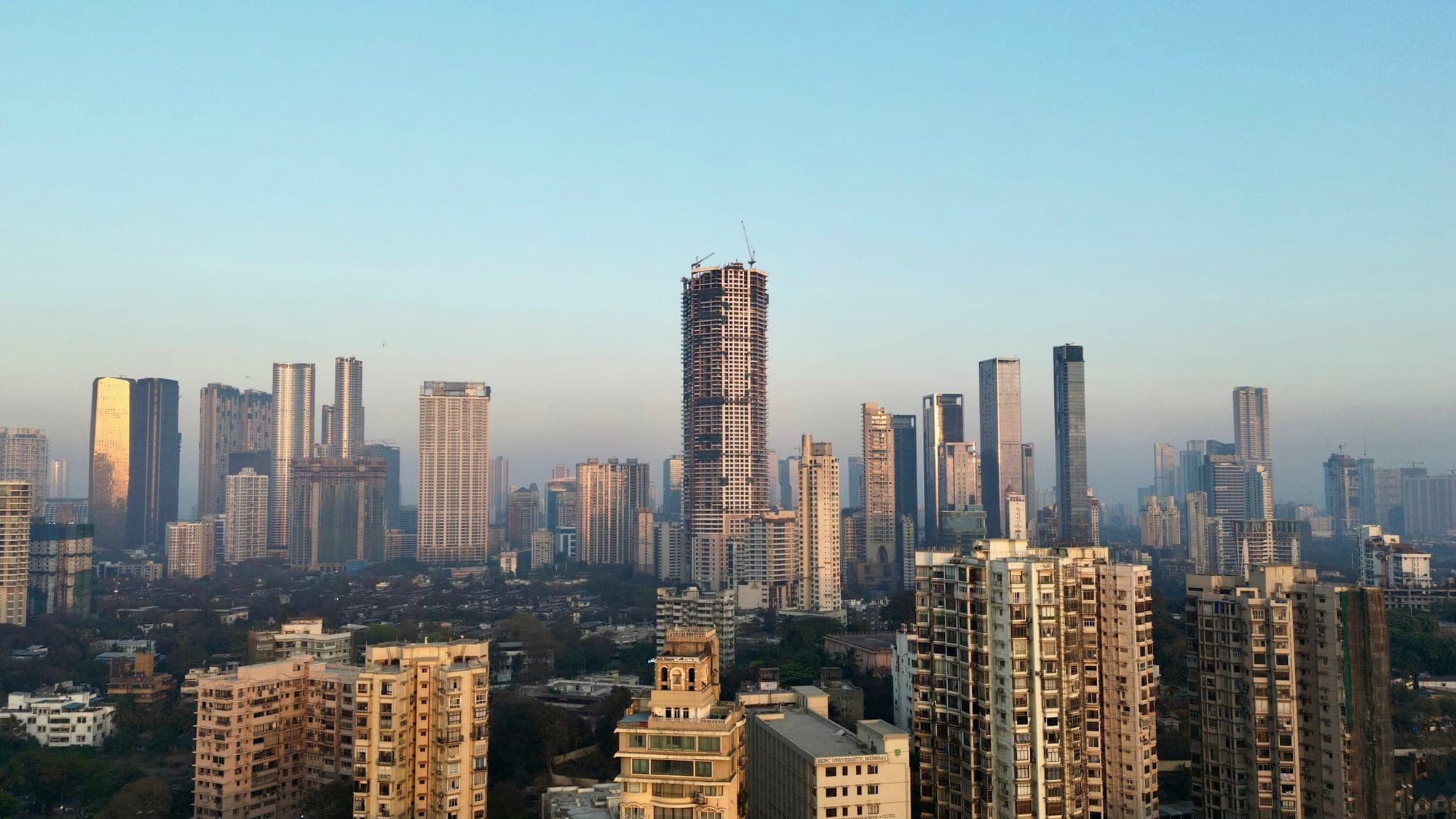 The South Mumbai skyline